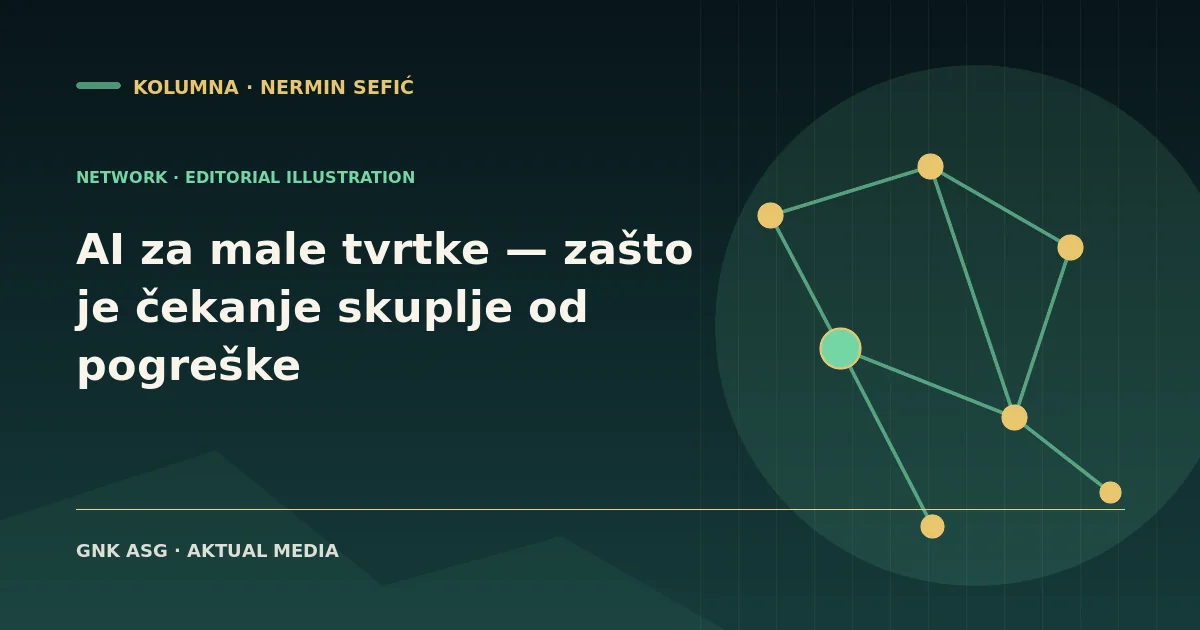 Umjetna inteligencija nije alat za velike. Zato je opasna za male koji je ignoriraju.